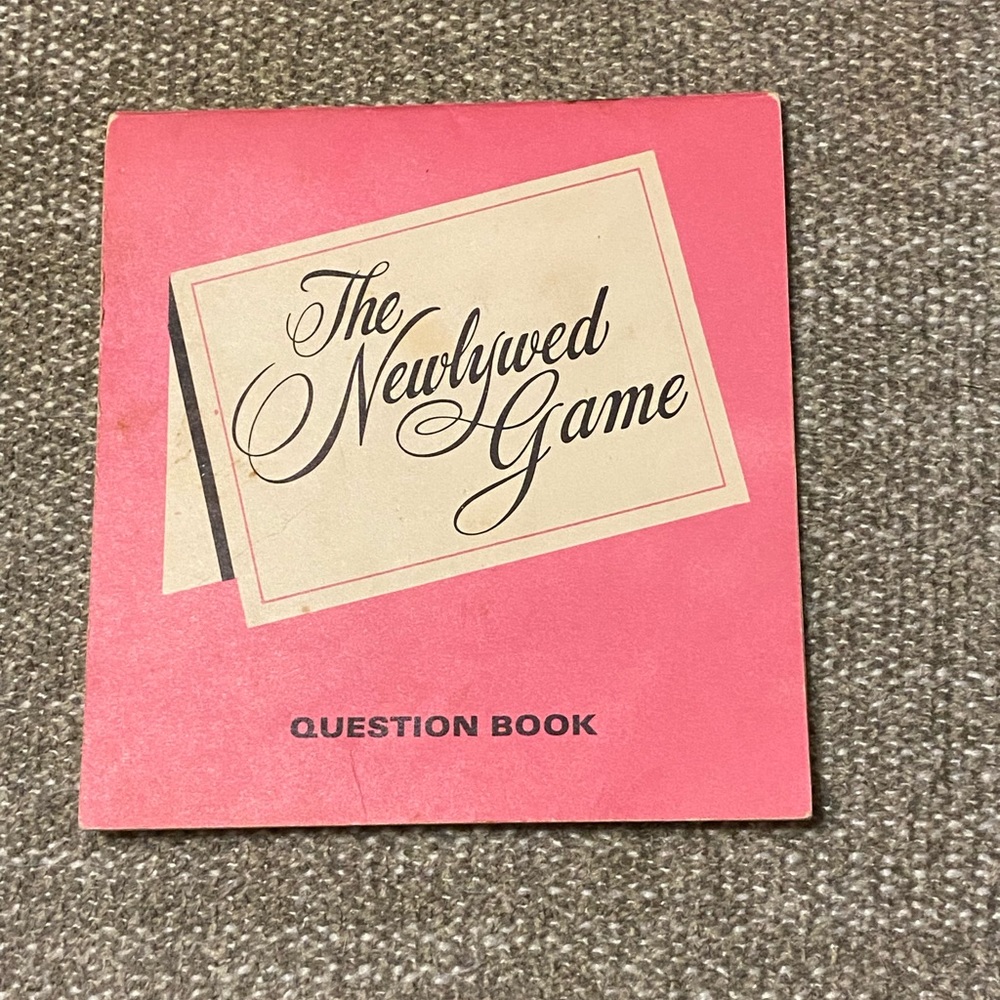Vintage 1967 Newlywed Game Question Booklet by Frank Bresee&Gary Smith USA